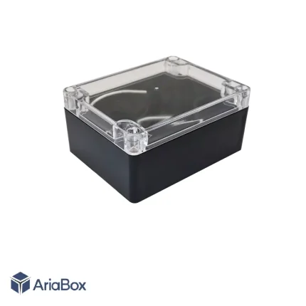 جعبه ضدآب شفاف تجهیزات الکترونیکی ABW203-A2T با ابعاد 55×90×115 میلی متر