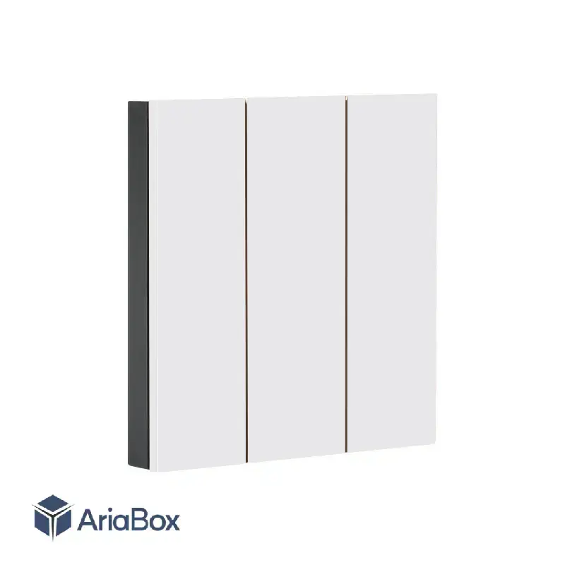 باکس کلید هوشمند مکانیکی سه پل سفید مدل S914-A1P3 با ابعاد 40×86×86 میلی متر