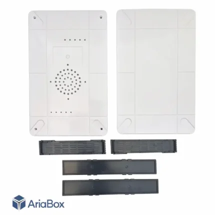 باکس الکترونیکی پلاستیکی ABN120-A1 با ابعاد 45×165×266 میلی متر
