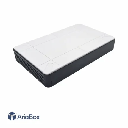 باکس الکترونیکی پلاستیکی ABN120-A1 با ابعاد 45×165×266 میلی متر