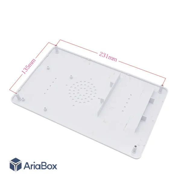 باکس الکترونیکی پلاستیکی ABN120-A1 با ابعاد 45×165×266 میلی متر