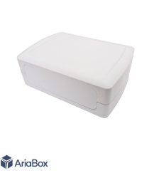 باکس رومیزی پلاستیکی الکترونیکی مدل ABD158-A با ابعاد 60×120×160 میلی متر