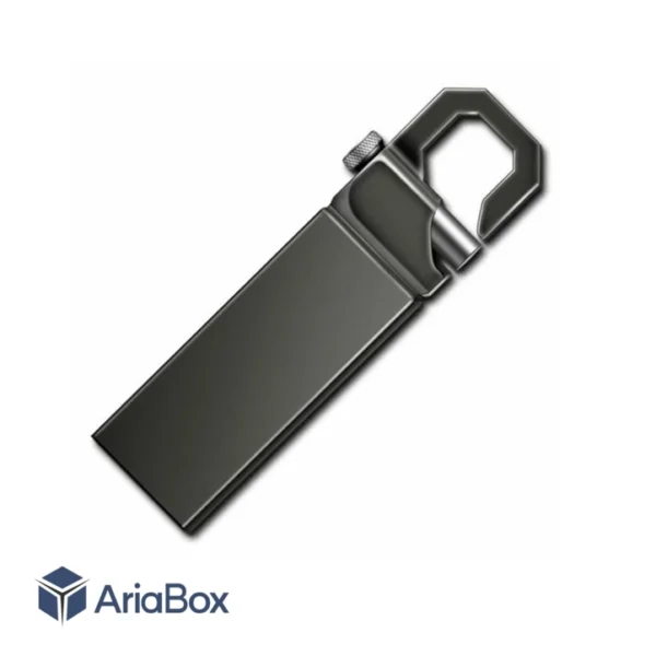 باکس فلزی فلش مموری USB مدل ABU806 با ابعاد 5×13×48 میلی متر