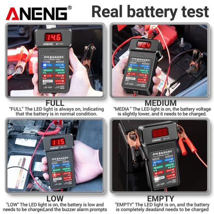 تستر دیجیتال باتری و دینام خودرو آننگ مدل ANENG BT-171