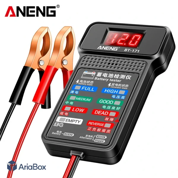 تستر دیجیتال باتری و دینام خودرو آننگ مدل ANENG BT-171