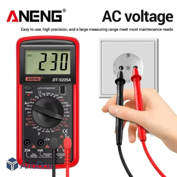 مولتی متر دیجیتال آننگ مدل ANENG DT-9205A طرح جدید
