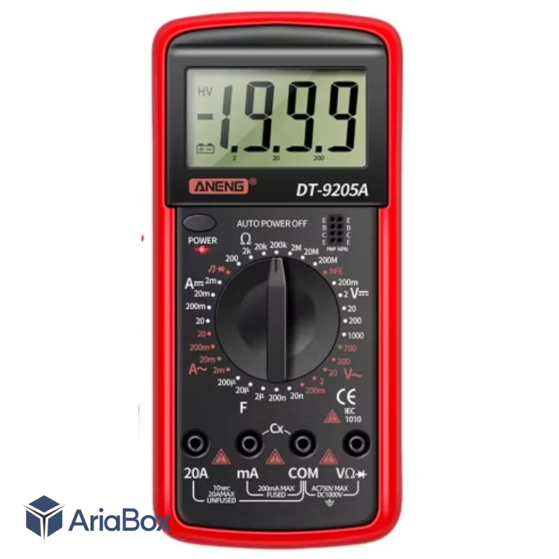 مولتی متر دیجیتال آننگ مدل ANENG DT-9205A طرح جدید