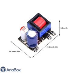 ماژول تغذیه سوئیچینگ AC-DC دوازده ولت 450mA نسل 6