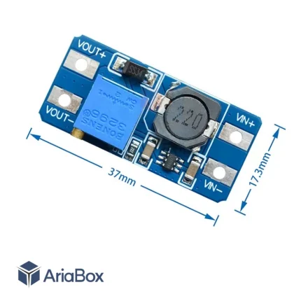 ماژول افزاینده ولتاژ DC-DC مدل MT3608 جریان 2 آمپر