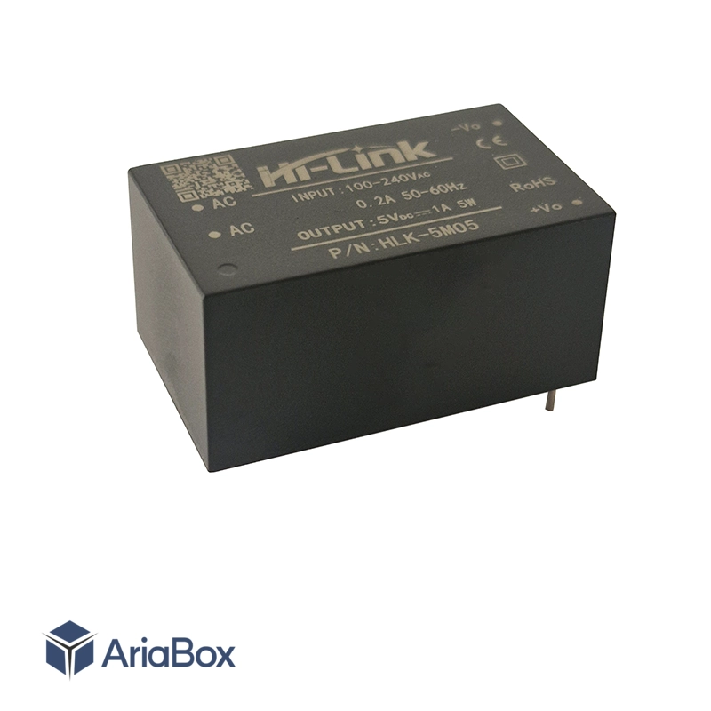 مبدل ایزوله 220 ولت AC به 5 ولت DC با جریان 1 آمپر مدل HLK-5M05 برند Hi-Link