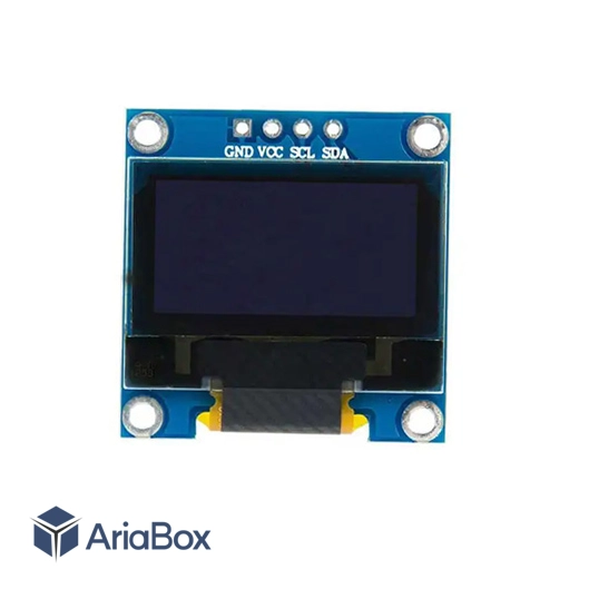 نمایشگر OLED 0.96 اینچ I2C رنگ سفید (SSD1315)